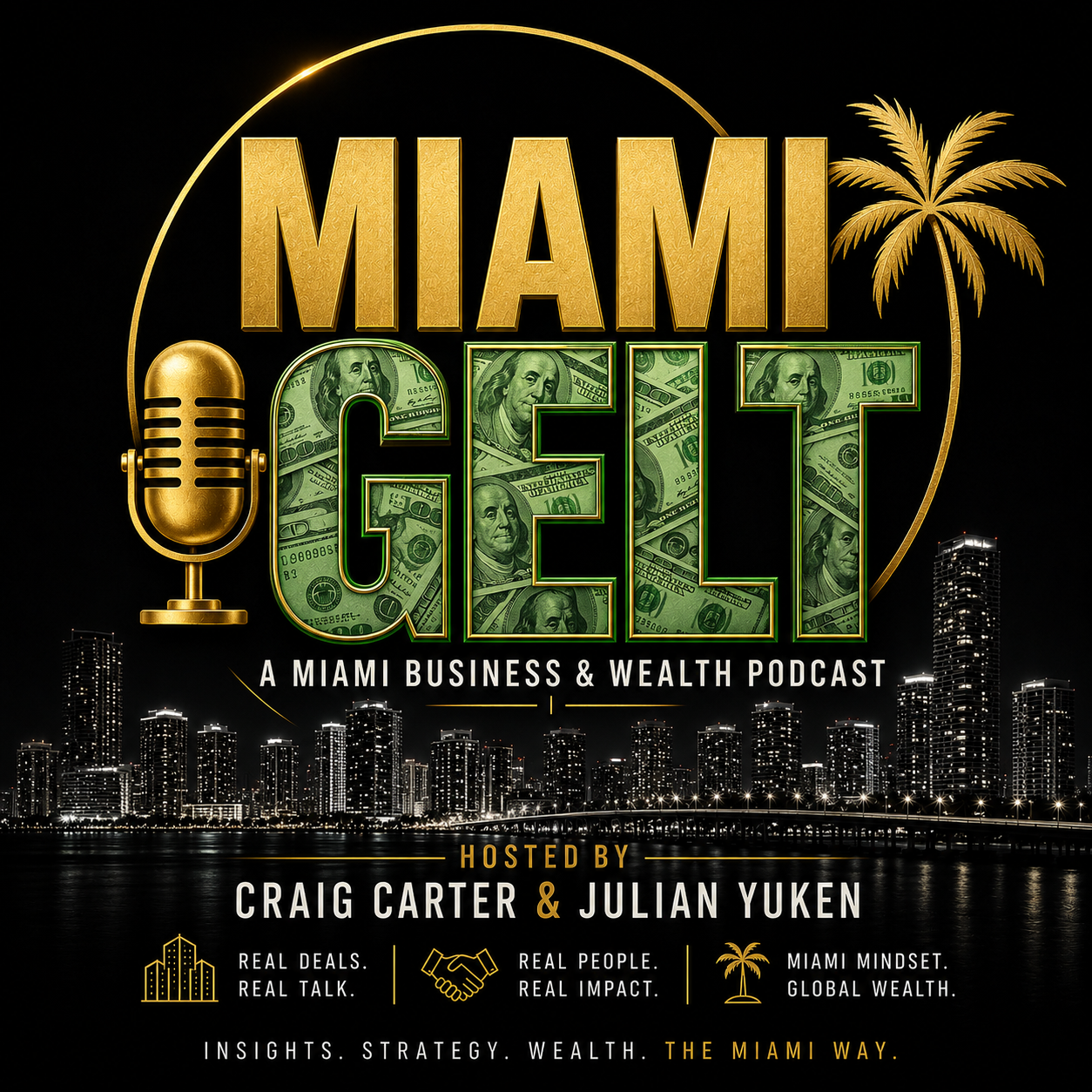 Miami Gelt — A Miami Business and Wealth Podcast, hosted by Craig Carter and Julian Yuken